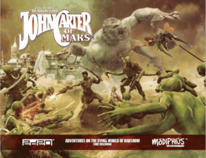 John Carter of Mars roleplaying game from Modiphius Entertainment